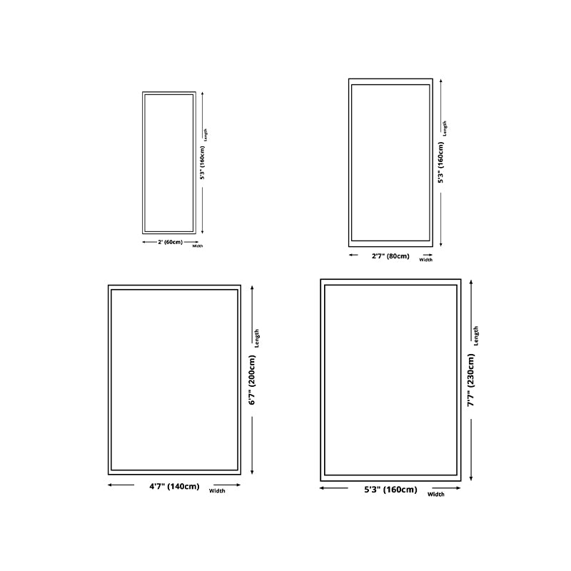 Alfombra gris moderna de la alfombra mezclada alfombra de la alfombra de la alfombra para la sala de estar para la sala de estar