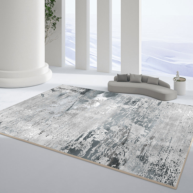 Alfombra industrial de marrón claro alfombra gráfica de alfombra gráfica resistente a manchas para salón para el salón