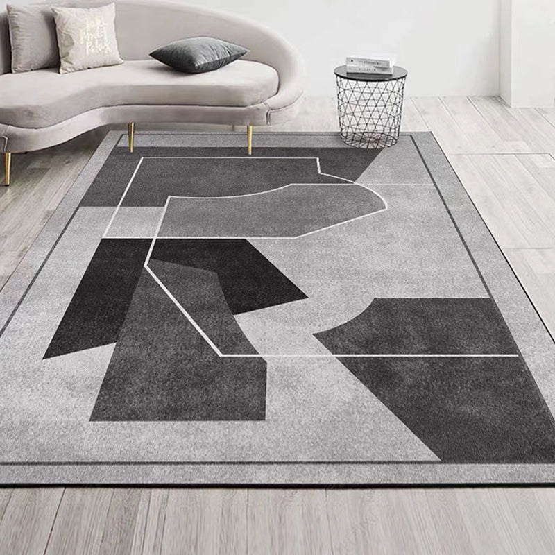 Brown Industrial Carpet Polyester Simple Carpet Washable Carpet for Home Decor