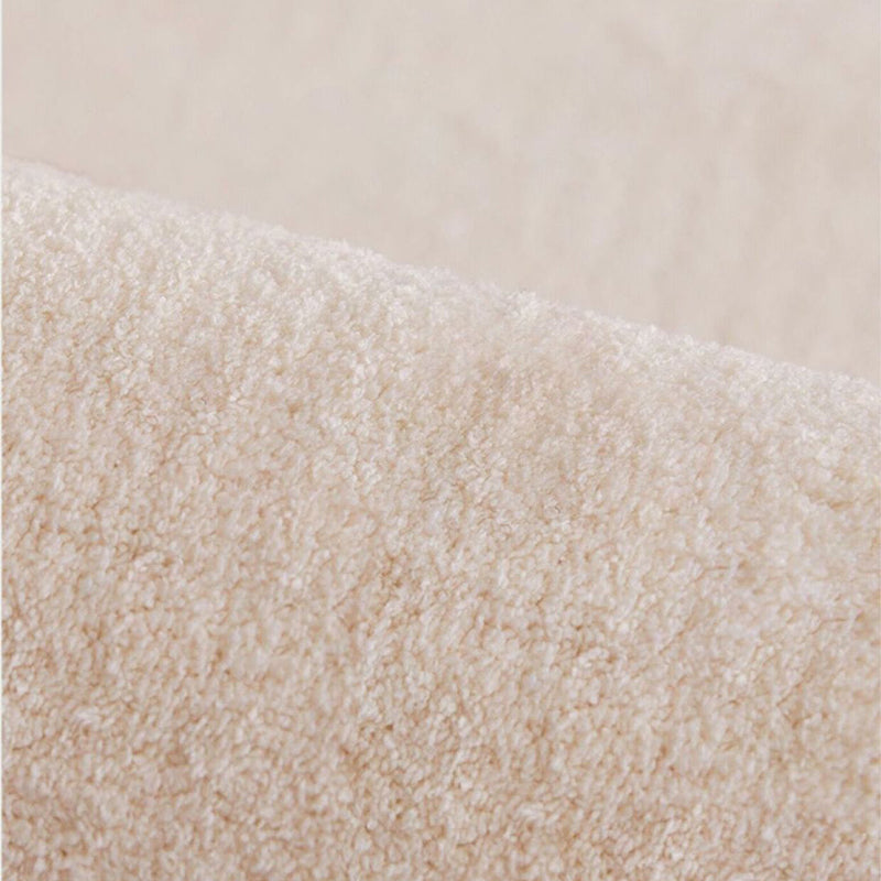 Tapis de couleur de couleur polyester à orange foncé