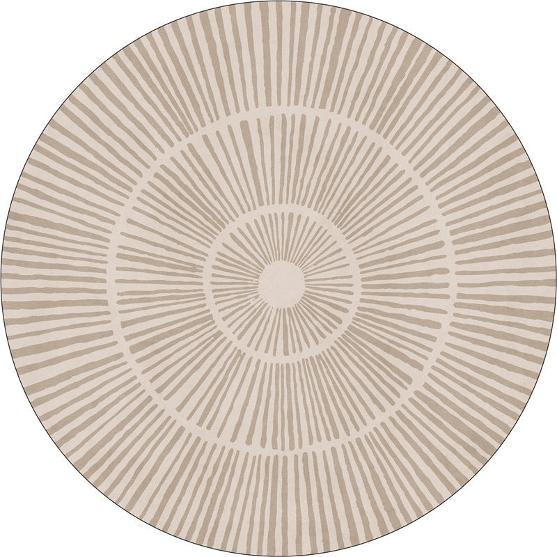 Light Orange Abstract Face Carpet Polyester Simple Carpet Stain Resistant Carpet for Drawing Room