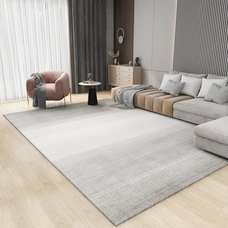 Minimalist Rectangle Printed Rug Polyester Indoor Rug Stain Resistant Carpet for Home Decoration