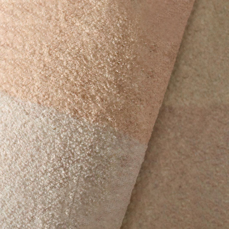 Brown Casual Rug Polyester Striped Rug Non-Slip Backing Rug for Home Decor