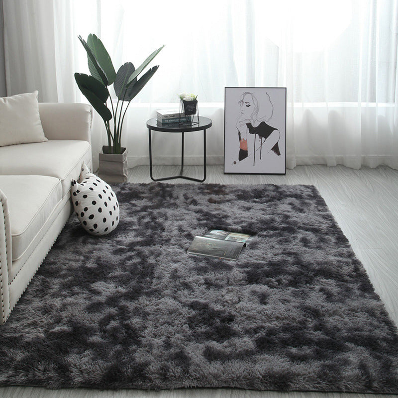 Casual stropdas kleurstof shag binnen tapijten polyester tapijt vlek resistent gebied tapijt voor woningdecoratie