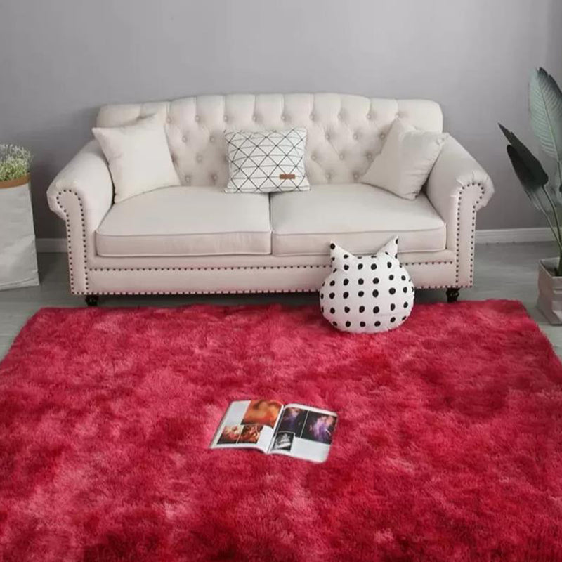 Casual stropdas kleurstof shag binnen tapijten polyester tapijt vlek resistent gebied tapijt voor woningdecoratie