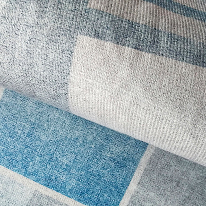 Simple Graphic Printed Carpet Polyester Indoor Rug Non-Slip Backing Rug for Home Decoration