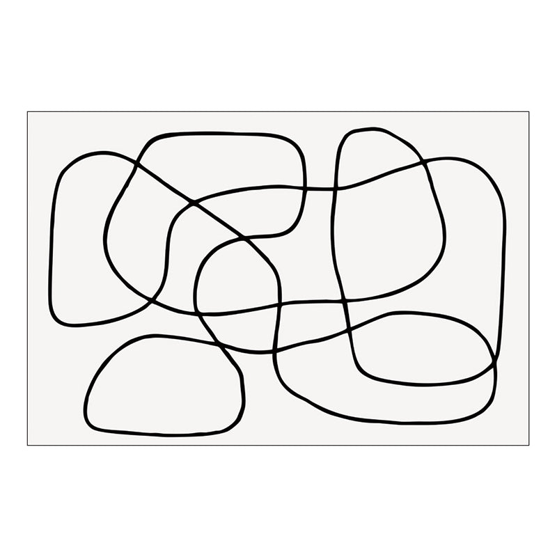 White Simple Carpet Polyester Bight Carpet Stain Resistant Carpet for Living Room