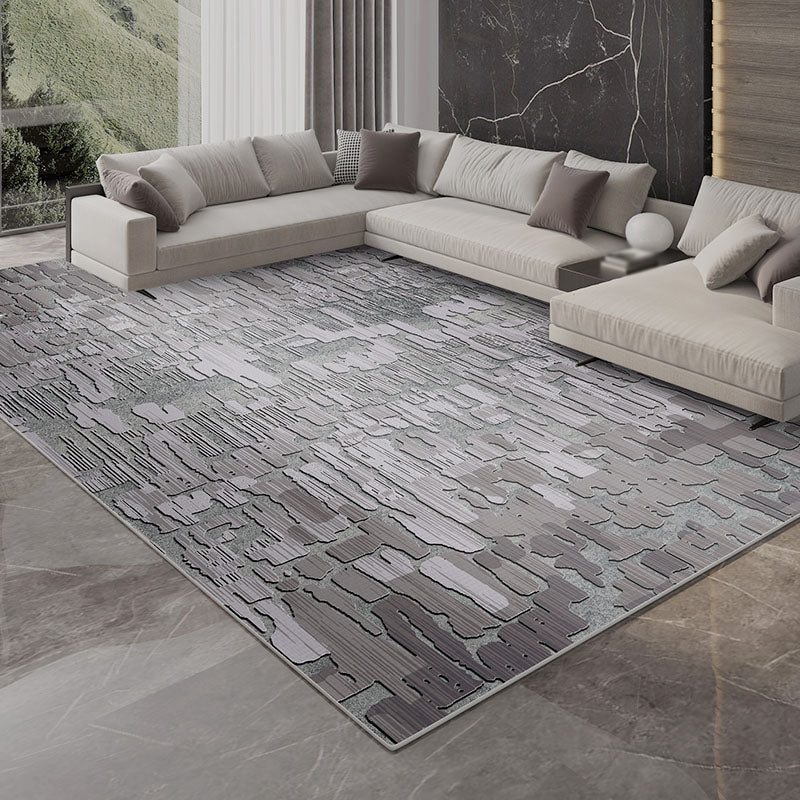 Luxury Geometry Pattern Carpet Polyester Area Rug Pet Friendly Indoor Carpet for Living Room
