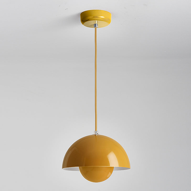 Luminaires pendentifs de style nordique 1 lumière minimaliste macaron suspendu