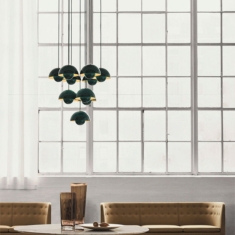 Luminaires pendentifs de style nordique 1 lumière minimaliste macaron suspendu