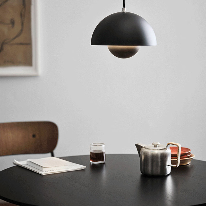 Luminaires pendentifs de style nordique 1 lumière minimaliste macaron suspendu