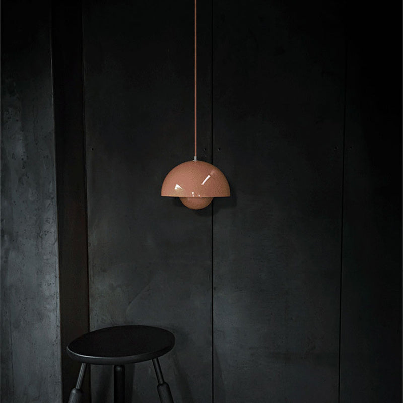 Luminaires pendentifs de style nordique 1 lumière minimaliste macaron suspendu