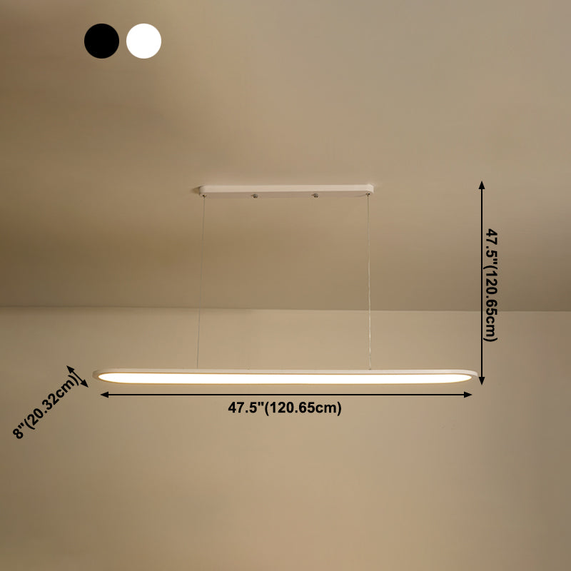 LED Pendant Light Dining Room Modern Simple Style Ceiling Hanging Lamp Fixture