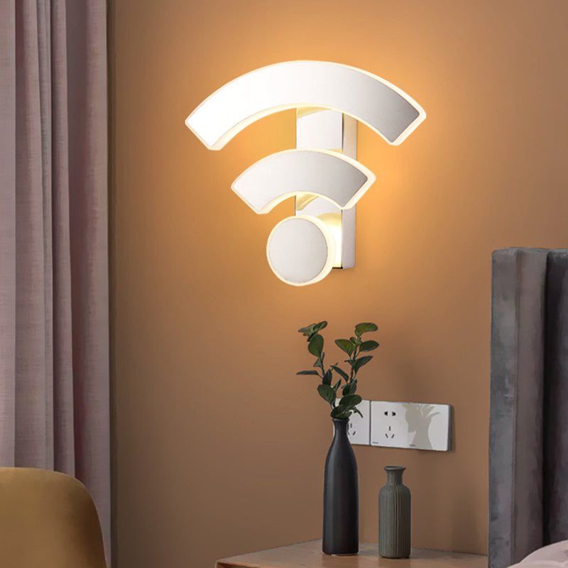 Sitting Room Wall Sconce Modern Metal Led 3 Light Simple Wall Mounted Light Fixture