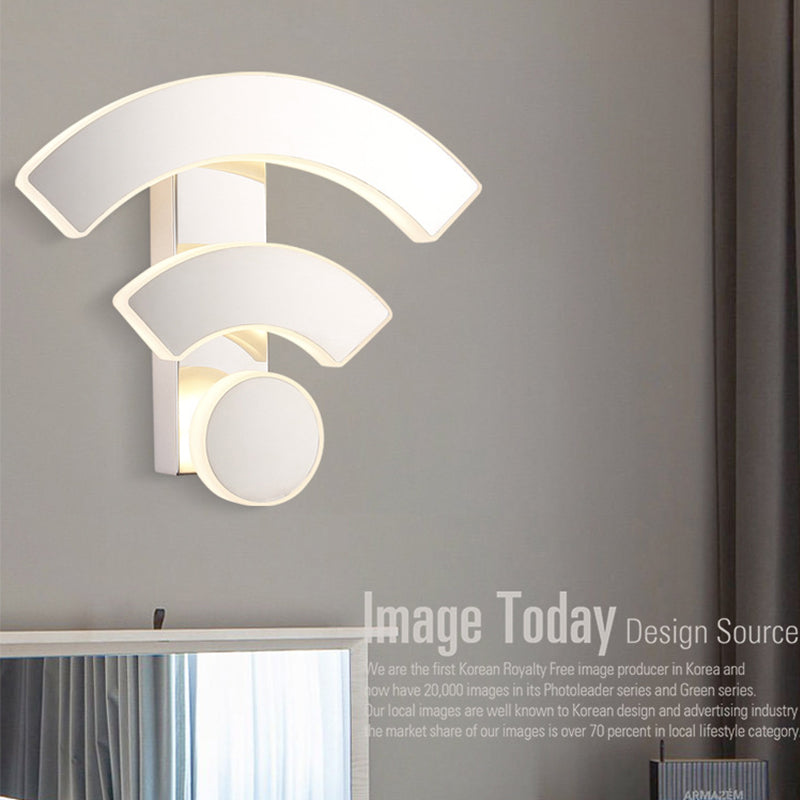 Sitting Room Wall Sconce Modern Metal Led 3 Light Simple Wall Mounted Light Fixture