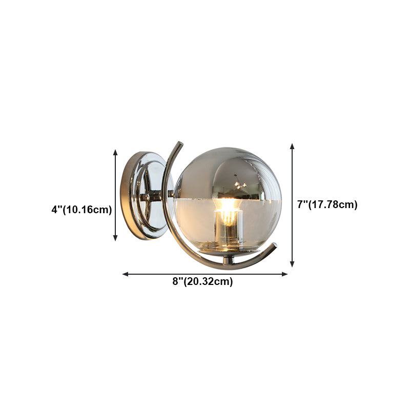 Applique murale en verre 1