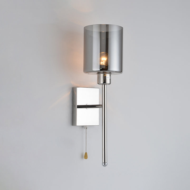 Contemporary 1 Head Wall Sconce Metal Wall Mounted Light Fixture for Living Room