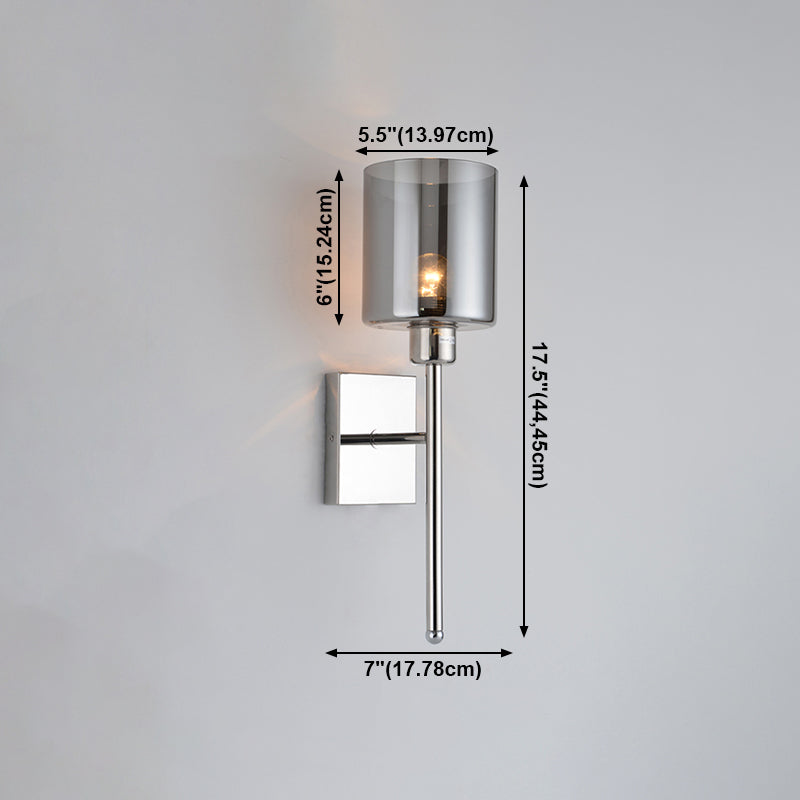 Contemporain 1 Head Wall Sconce Metal Mur Murd Lightture pour le salon