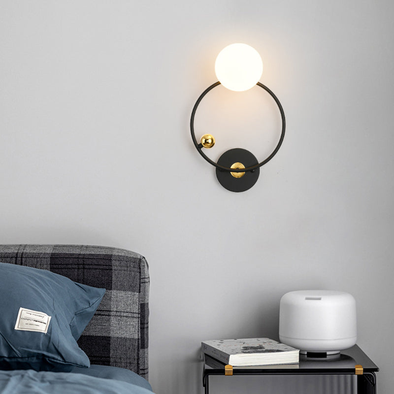 Salon en verre applique en verre moderne 1 luminaire mural mural de tête