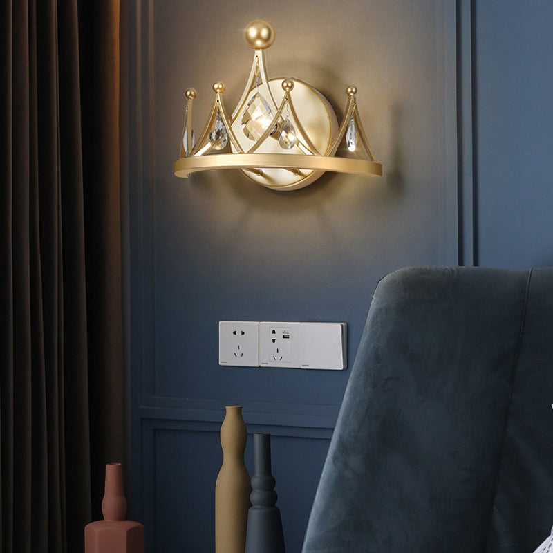 Postmoderne 1 Tête Murce Conce Golden Mur Murd Lightture pour le salon