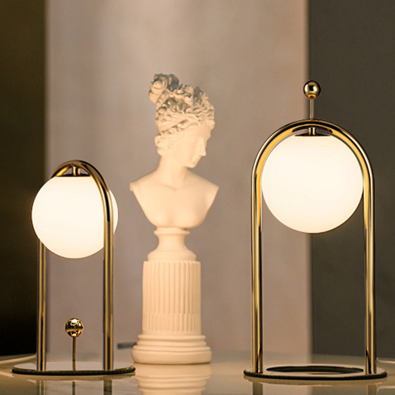 Noordse oogverzorgingstafellamp moderne stijl glazen bureau licht voor studeerkamer