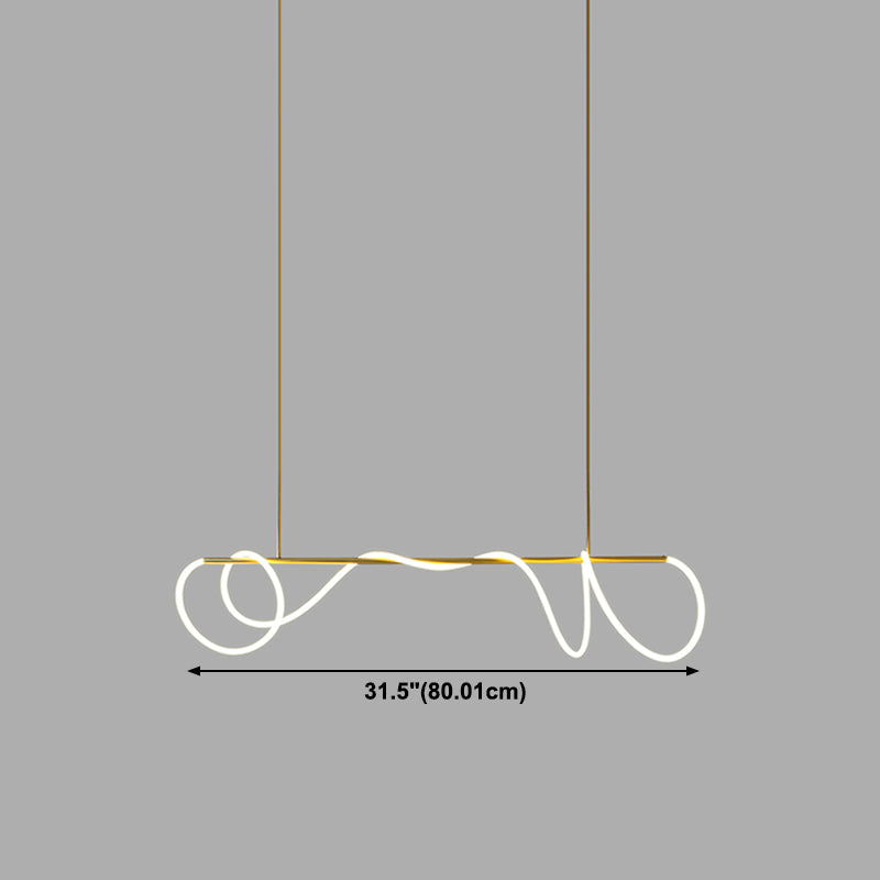 Modern Flexible Dining Chandelier Light Modern Dining Room Pendant Light Fixture