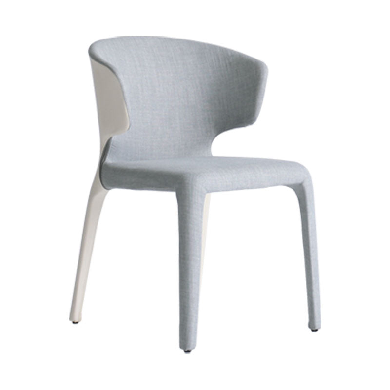 Chaise de salle à manger en métal moderne, bras à oreilles, chaise simple pour usage domestique
