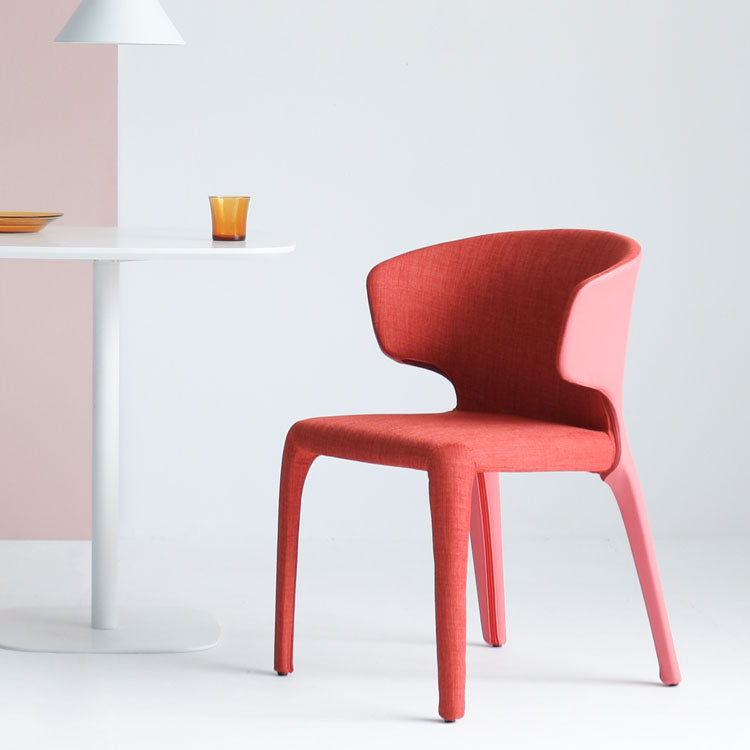 Chaise de salle à manger en métal moderne, bras à oreilles, chaise simple pour usage domestique