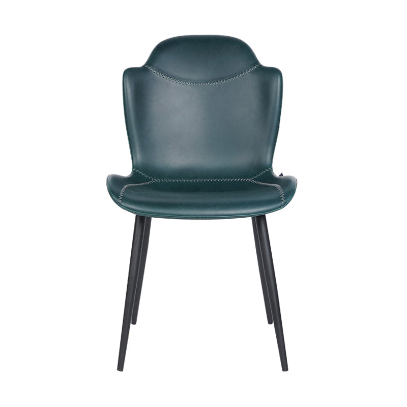 Chaises de bras de salle à manger en cuir moderne