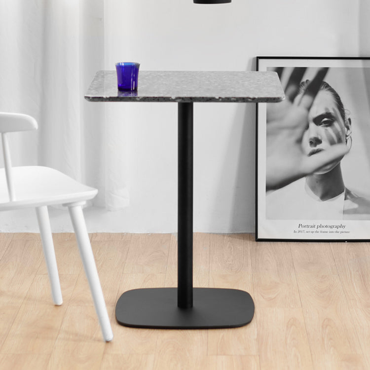 Metall Industrial Square Esstisch Zementtisch für Küche und Esszimmer