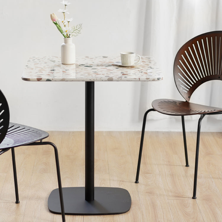 Metall Industrial Square Esstisch Zementtisch für Küche und Esszimmer