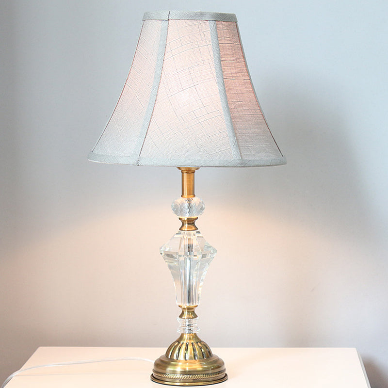 Large étude d'étude de la lampe moderniste tissu 1 livre de lecture de tête Lumière en blanc pour l'étude