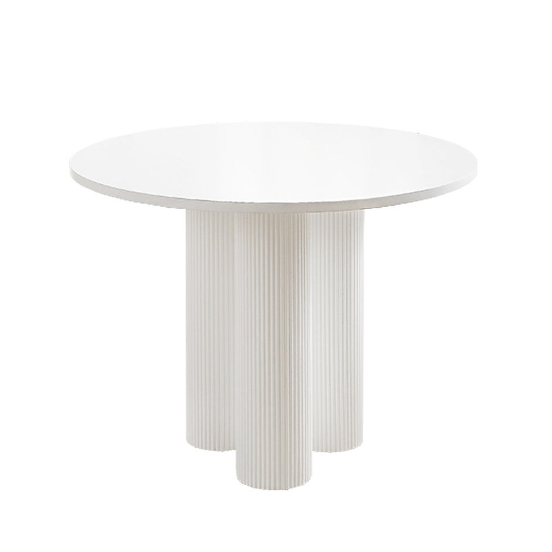Round Dining Site Table Simple Style Solid Wood Table,35.4"L x 35.4"W x 29.5"H