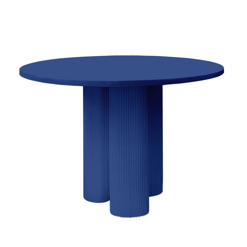 Round Dining Site Table Simple Style Solid Wood Table,35.4"L x 35.4"W x 29.5"H