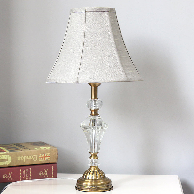 Large étude d'étude de la lampe moderniste tissu 1 livre de lecture de tête Lumière en blanc pour l'étude