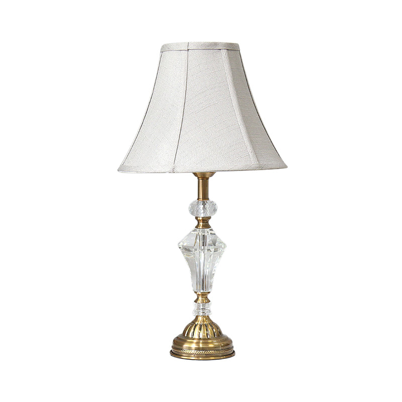 Large étude d'étude de la lampe moderniste tissu 1 livre de lecture de tête Lumière en blanc pour l'étude