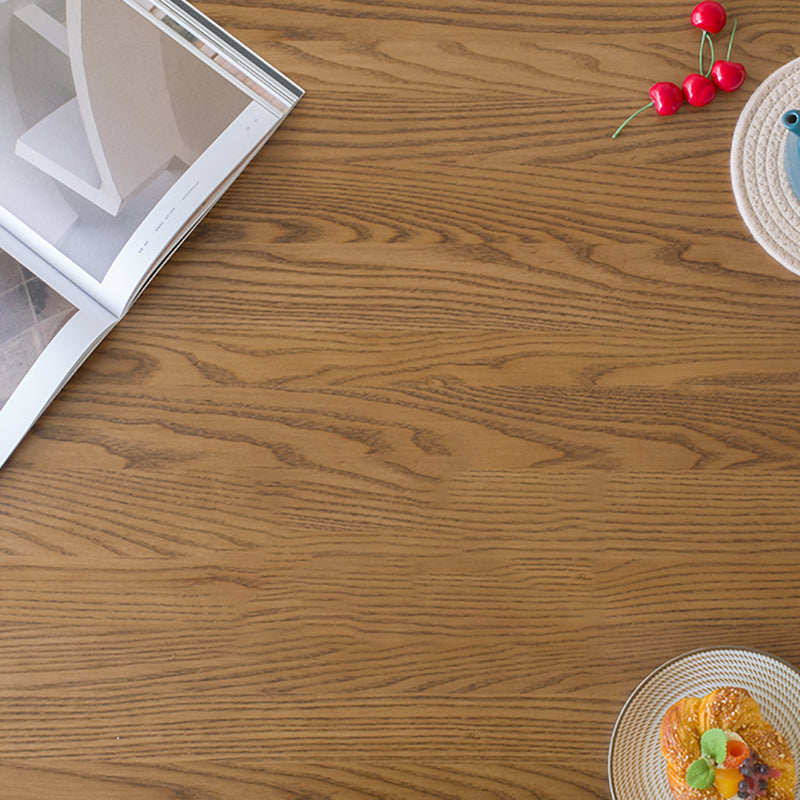 Modern Ash Wood Table in Walnut for Restaurant Rectangle Dining Table with 4 Legs