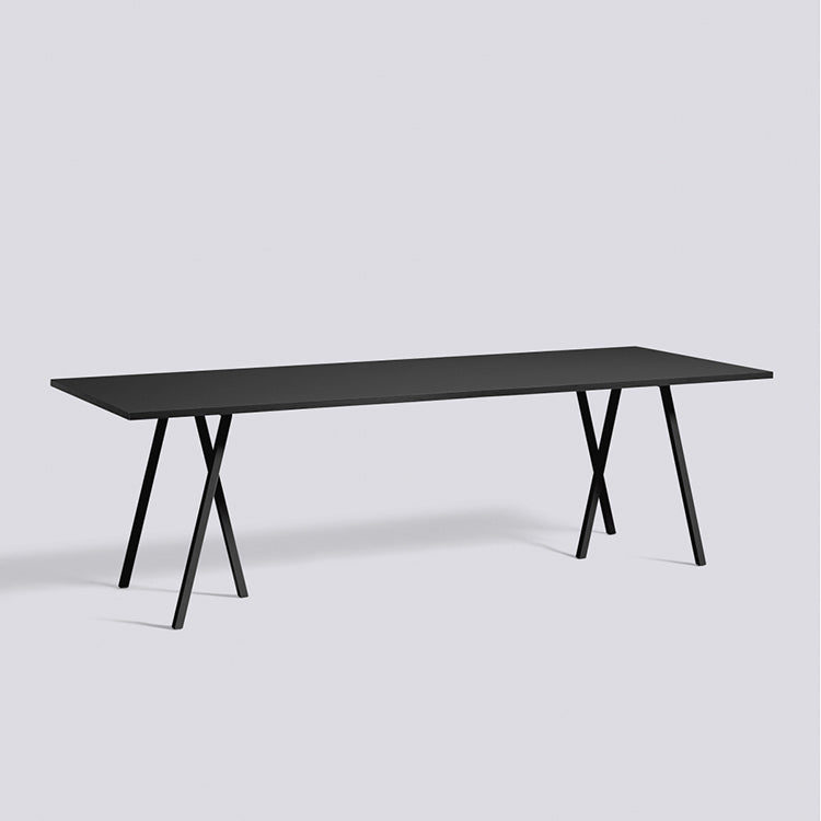 Mesa rectangular moderna de madera maciza, mesa interior con tapa de madera y patas
