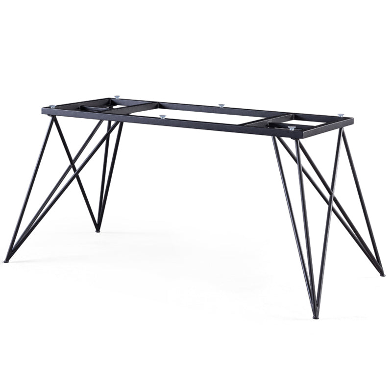 Stone Dining Site Table Industrial Style Rectangle Dining Table for Kitchen Home