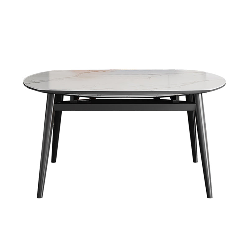 Ronde eettafel eigentijdse stijl drop blad eettafel met 4-voet