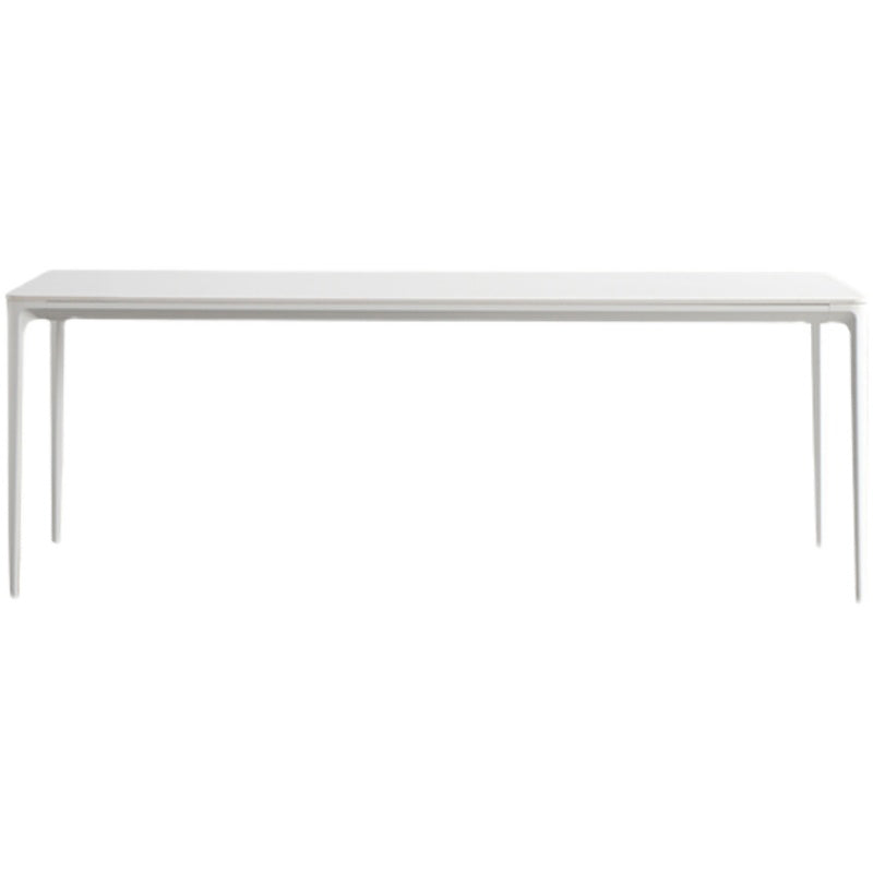 Mesa de piedra sinterizada de estilo moderno 4 Table de rectángulo base de las piernas para el hogar
