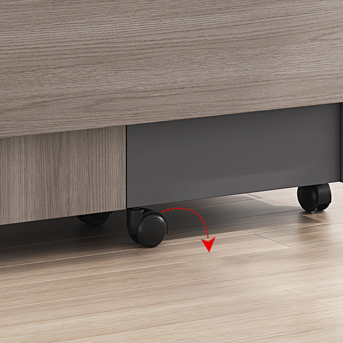 39.4''l Rectangular de mediados de siglo Modern de comedor Mesa de hoja caída para el hogar (solo mesa)