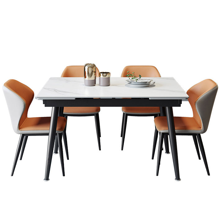 Rectangle Dining Site Table Simplicity Style Dining Room Collection with 4-foot