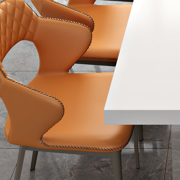 Mesa de comedor de piedra sinterizada acrílica contemporánea para la cocina para la cocina
