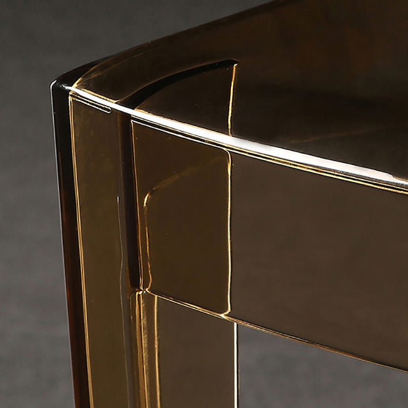 Silla de comedor de plástico sin brazos, sillas laterales de comedor con respaldo abierto para el hogar (juego de 4)