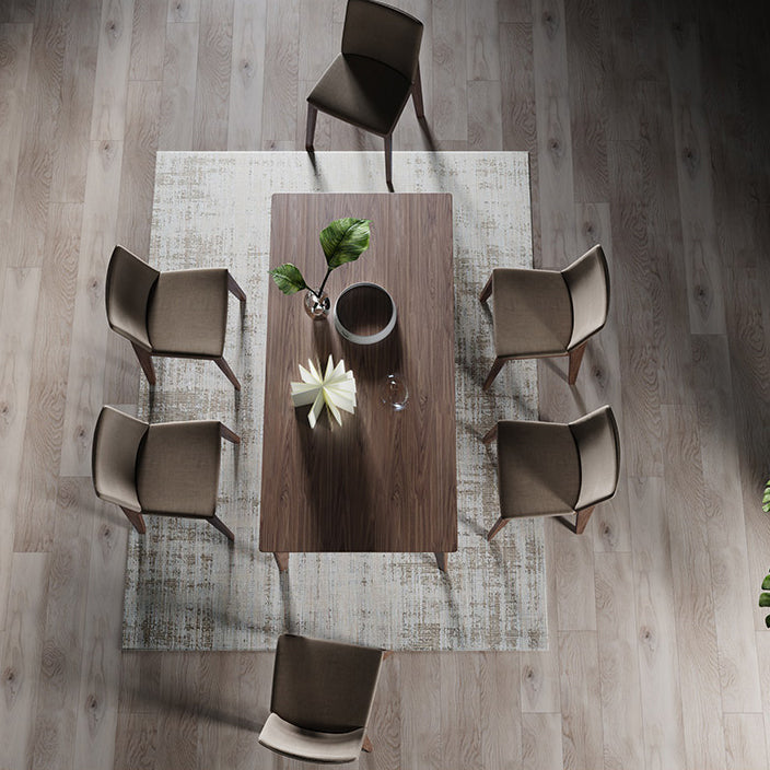 Silla lateral tapizada restaurante contemporáneo Silla de comedor con respaldo sólido