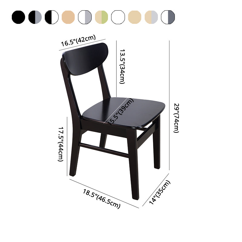 Silla auxiliar de comedor tapizada escandinava Silla de comedor con respaldo abierto