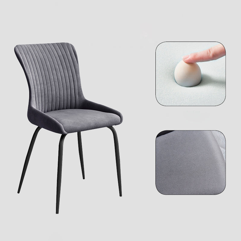 Metalen stoelen in industriële stijl Set stevige rugarm keuken eetstoelen