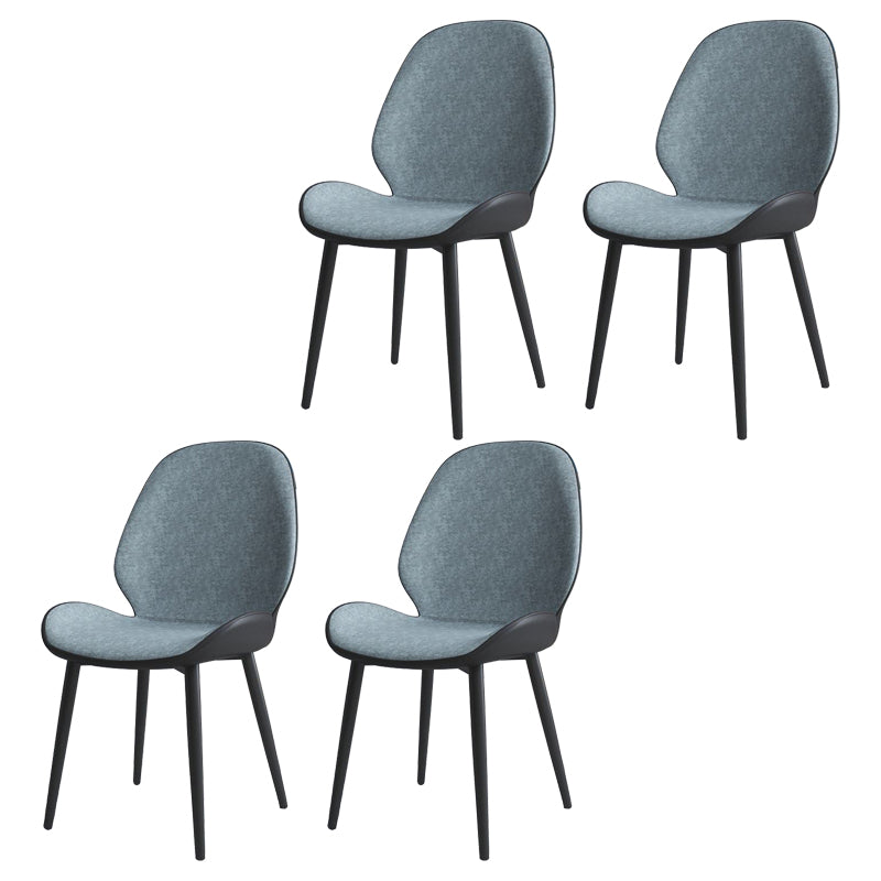 Wingback tapizado moderno del final mate de la silla lateral del restaurante que cena la silla