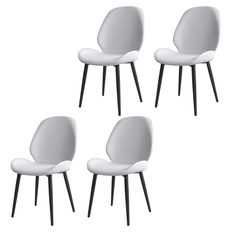 Wingback tapizado moderno del final mate de la silla lateral del restaurante que cena la silla